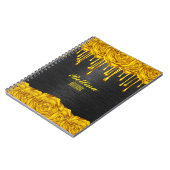 Golden Roos gepersonaliseerd Notitieboek (Linkerzijde)