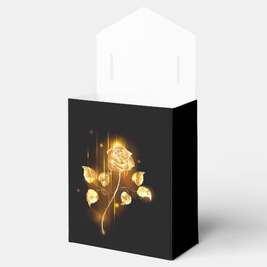 Golden roos (gouden roos) bedankdoosjes (Geopend)