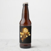 Golden roos (gouden roos) bier etiket (Voorkant)