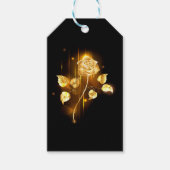 Golden roos (gouden roos) cadeaulabel (Voorkant)