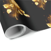 Golden roos (gouden roos) cadeaupapier (Rol Hoek)