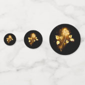 Golden roos (gouden roos) confetti (Achterkanten)