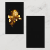 Golden roos (gouden roos) contactkaartje (Voorkant / Achterkant)