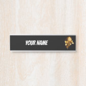 Golden roos (gouden roos) deurbordje (Voorkant)