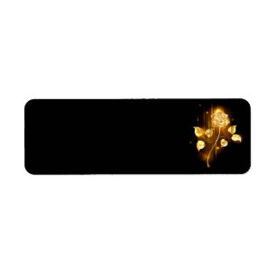 Golden roos (gouden roos) etiket