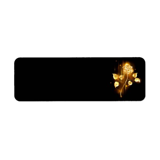 Golden roos (gouden roos) etiket (Voorkant)