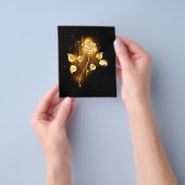 Golden roos (gouden roos) flyer (Hand)