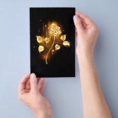 Golden roos (gouden roos) flyer (Hand)