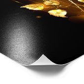 Golden roos (gouden roos) foto afdruk (Hoek)