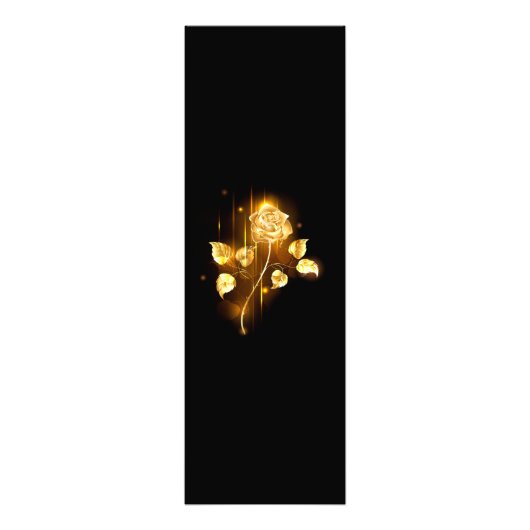 Golden roos (gouden roos) foto afdruk (Voorkant)