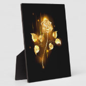 Golden roos (gouden roos) fotoplaat (Zijkant)