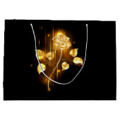 Golden roos (gouden roos) groot cadeauzakje (Achterkant)