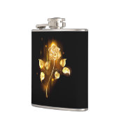 Golden roos (gouden roos) heupfles (Links)