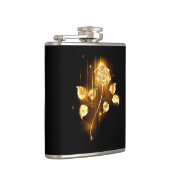 Golden roos (gouden roos) heupfles (Rechts)