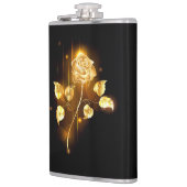 Golden roos (gouden roos) heupfles (Links)