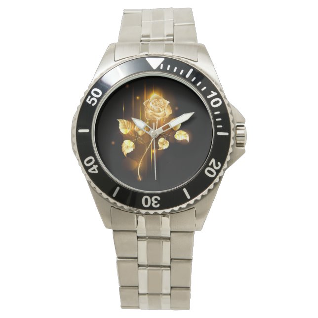 Golden roos (gouden roos) horloge (Voorkant)
