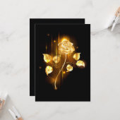 Golden roos (gouden roos) kaart (Voorkant / Achterkant in situ)