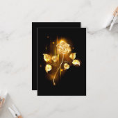 Golden roos (gouden roos) kaart (Voorkant / Achterkant in situ)
