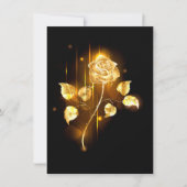 Golden roos (gouden roos) kaart (Voorkant)
