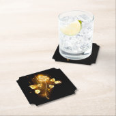 Golden roos (gouden roos) kartonnen onderzetters (Insitu)