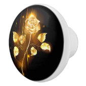 Golden roos (gouden roos) keramische knop (Rechts)