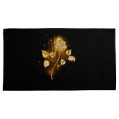 Golden roos (gouden roos) kussensloop (Voorkant-Rechts)