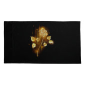 Golden roos (gouden roos) kussensloop (Achterkant-Links)