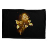 Golden roos (gouden roos) kussensloop (Achterkant)