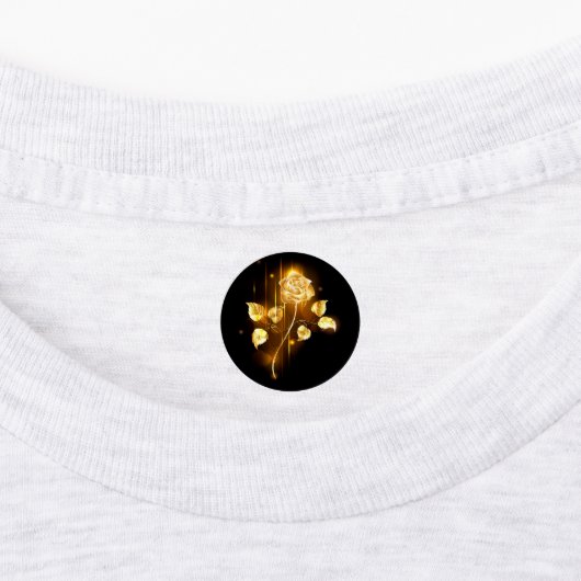 Golden roos (gouden roos) labels (Aangebracht)