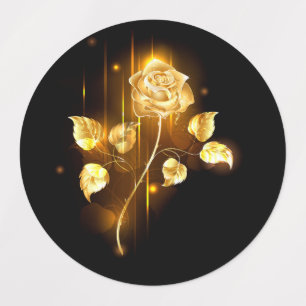 Golden roos (gouden roos) labels