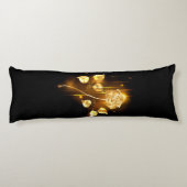 Golden roos (gouden roos) lichaamskussen (Achterkant)