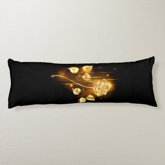 Golden roos (gouden roos) lichaamskussen (Achterkant)