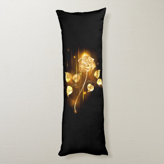 Golden roos (gouden roos) lichaamskussen (Achterkant (Verticaal))