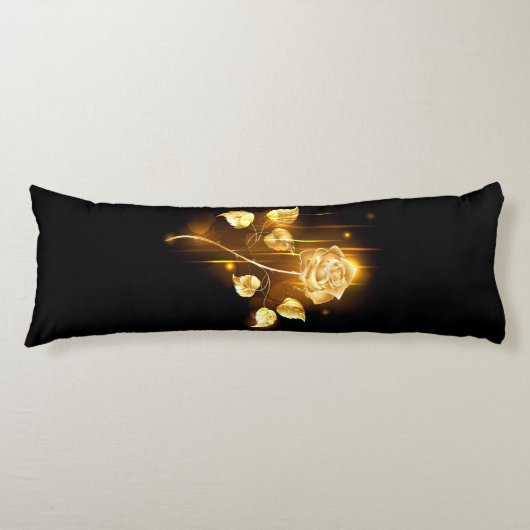 Golden roos (gouden roos) lichaamskussen (Voorkant)