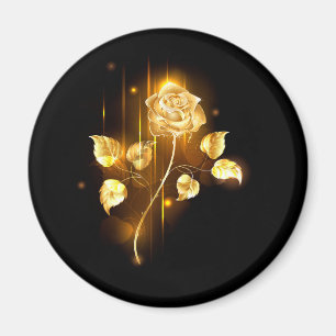 Golden roos (gouden roos) magneet