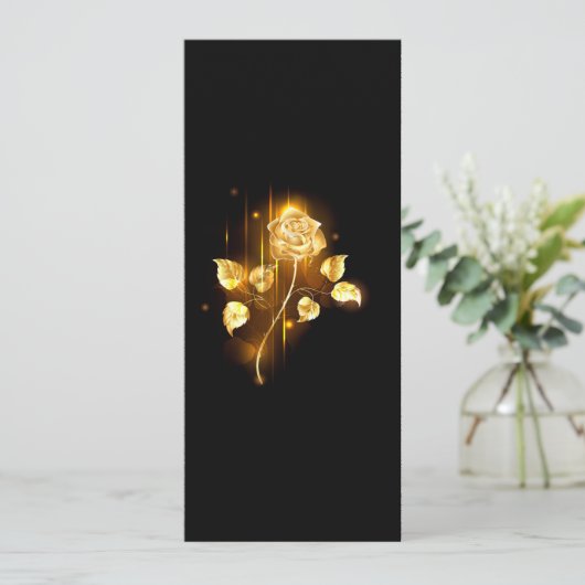 Golden roos (gouden roos) menu (Staand voorkant)