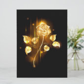 Golden roos (gouden roos) menu (Staand voorkant)