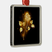 Golden roos (gouden roos) metalen ornament (Rechts)