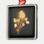 Golden roos (gouden roos) metalen ornament (Links)