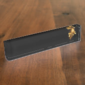 Golden roos (gouden roos) naambordje (Zijkant)