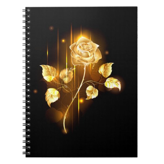 Golden roos (gouden roos) notitieboek (Voorkant)