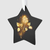 Golden roos (gouden roos) ornament (voorkant)