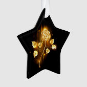 Golden roos (gouden roos) ornament (voorkant)