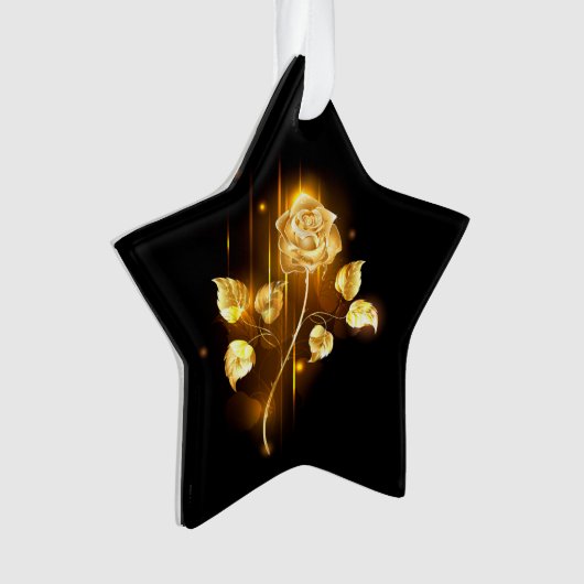 Golden roos (gouden roos) ornament (voorkant)