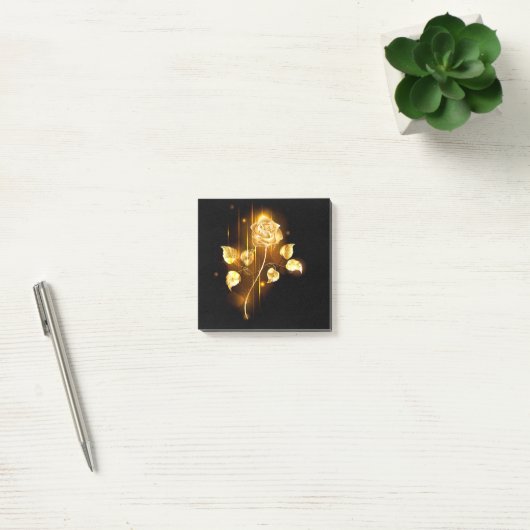 Golden roos (gouden roos) post-it® notes (Kantoor)