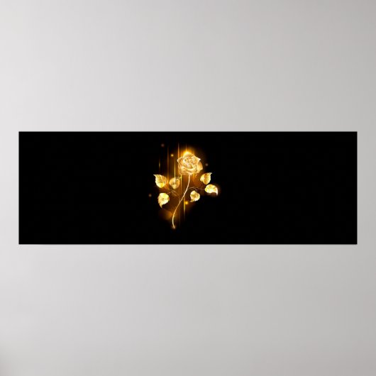 Golden roos (gouden roos) poster (Voorkant)