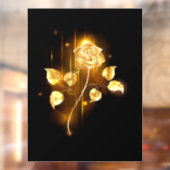 Golden roos (gouden roos) raamsticker (Vel 2)