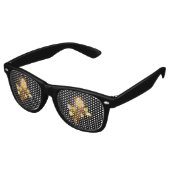 Golden roos (gouden roos) retro zonnebril (Gekanteld)