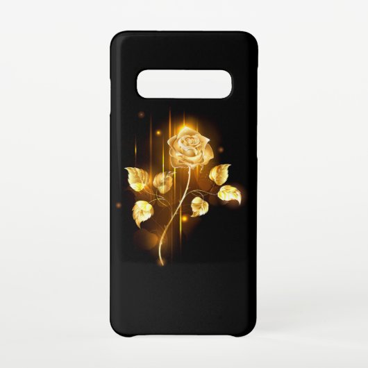 Golden roos (gouden roos) samsung galaxy hoesje (Achterkant)