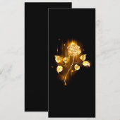 Golden roos (gouden roos) save the date (Voorkant / Achterkant)